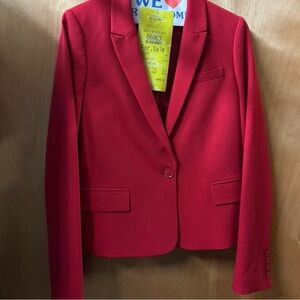 Tommy Hilfiger Vibrant Red Women's Blazer